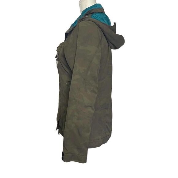 solstice Waterproof Jacket Ski Snow Camo Print Thinsulate Size Medium - Picture 2 of 16